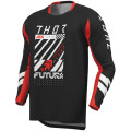 Maillot Thor launchmode futura noir/rouge 2910-8412 | Oxmoto