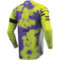 Maillot Thor launchmode bleach violet/jaune | Oxmoto