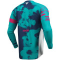 Maillot Thor launchmode bleach blanc/bleu | Oxmoto