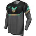 Maillot Thor launchmode air raptor noir/gris | Oxmoto