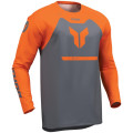 Maillot Thor ridemode menace orange/gris | Oxmoto