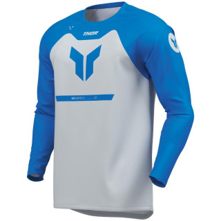 Maillot Thor ridemode menace blanc/bleu | Oxmoto