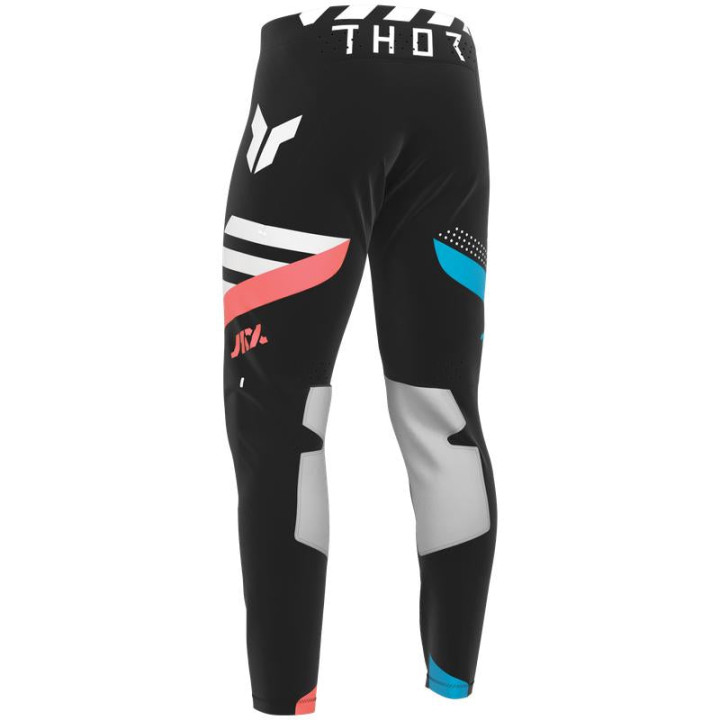 Pantalon Thor sportmode synth noir/bleu | Oxmoto