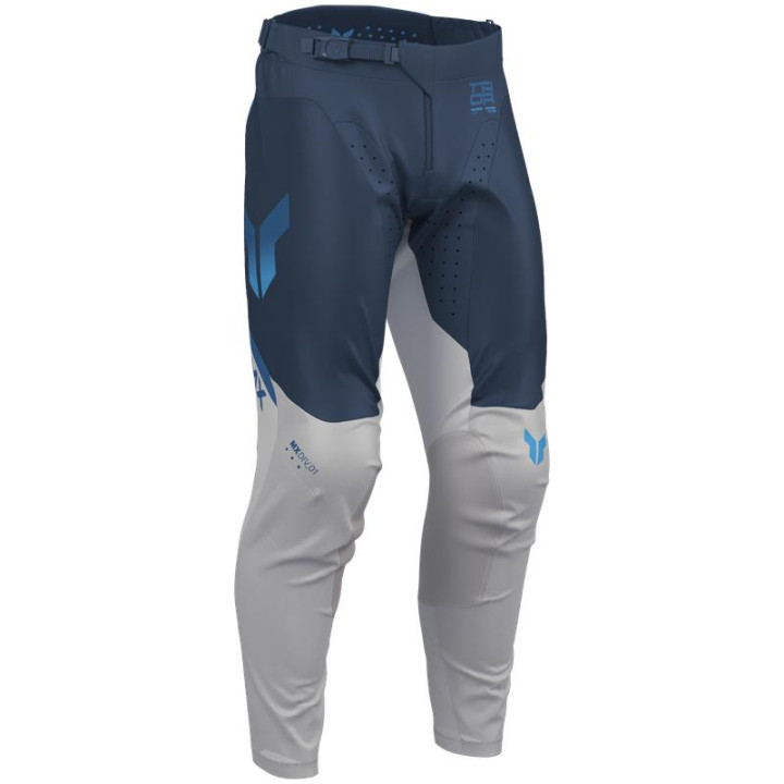 Pantalon Thor launchmode air raptor bleu/blanc | Oxmoto