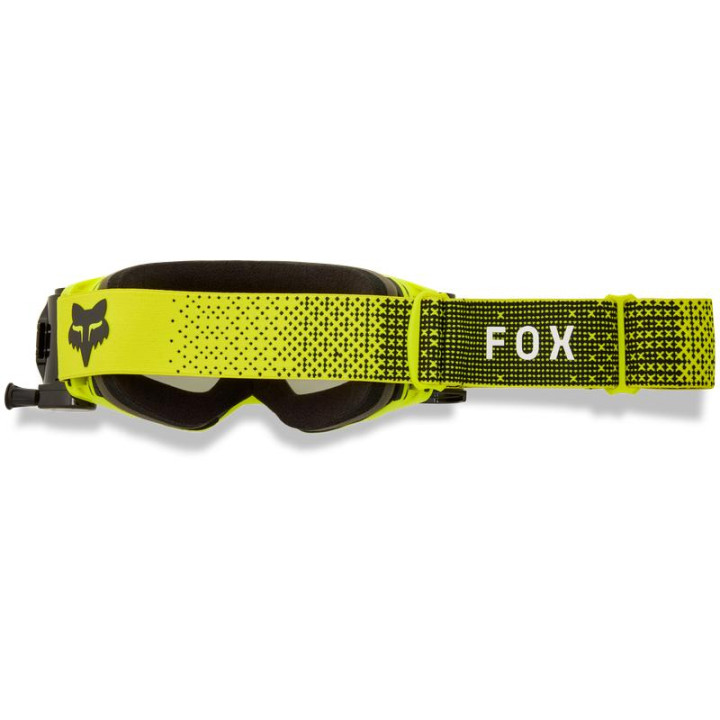 Lunettes FOX vue roll off jaune fluo | Oxmoto