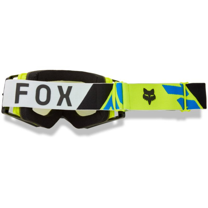 Lunettes FOX airspace tine fumé jaune fluo | Oxmoto