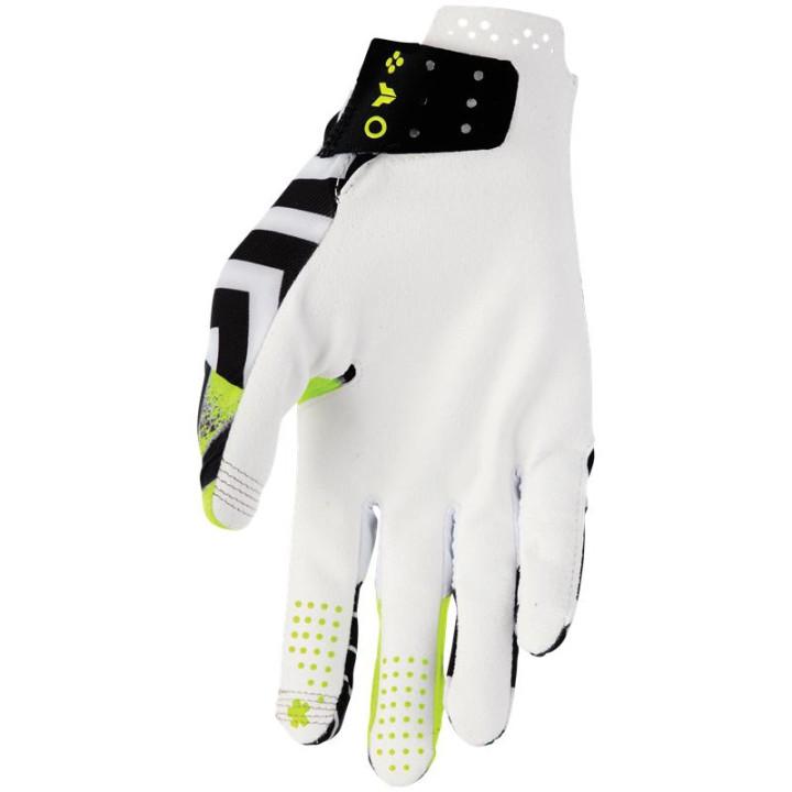 Gants Thor sportmode anarchy noir/blanc | Oxmoto