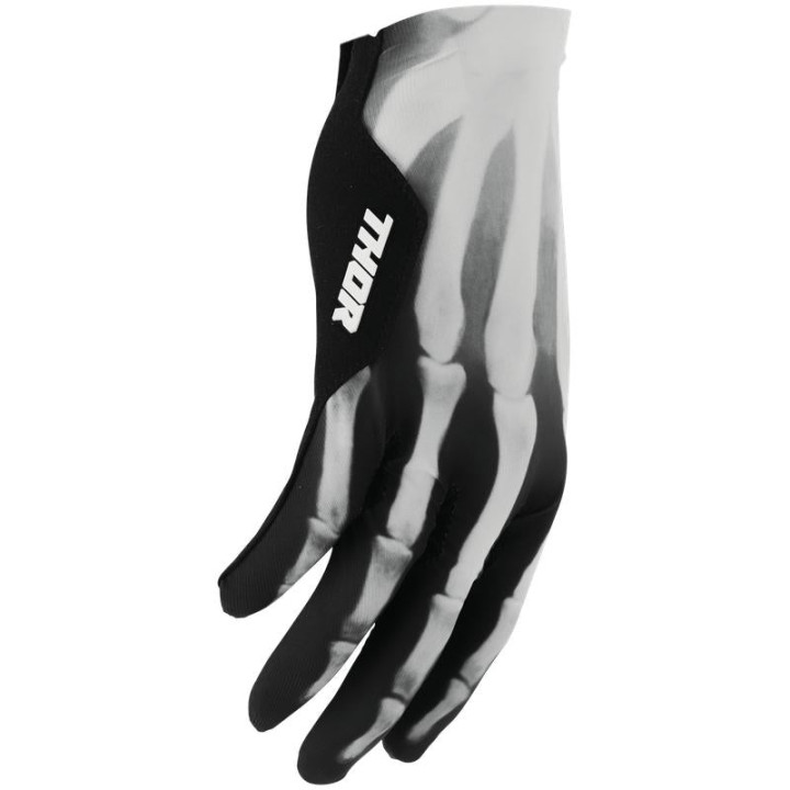 Gants Thor sportmode x-ray noir/blanc 3330-8289 | Oxmoto