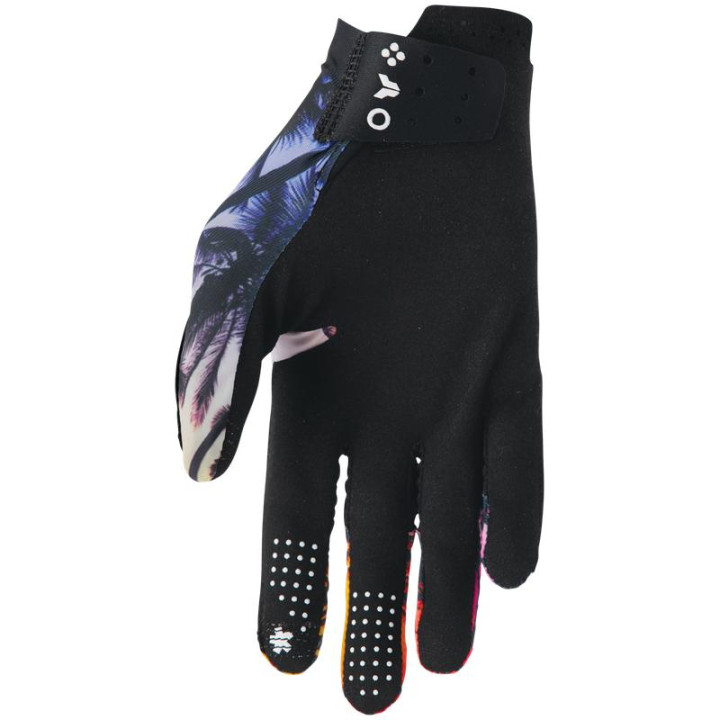 Gants Thor sportmode palms noir | Oxmoto
