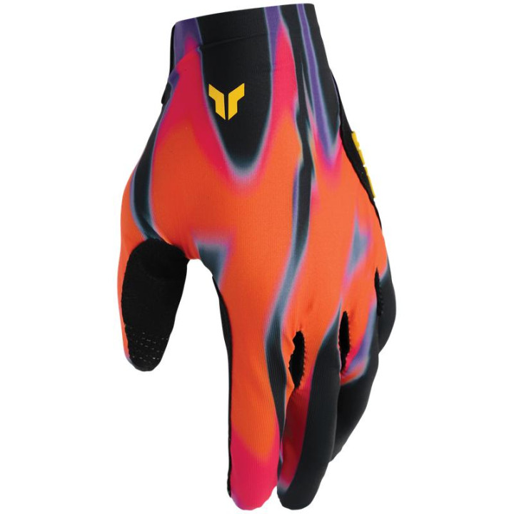 Gants Thor sportmode inferno orange/violet | Oxmoto