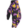 Gants Thor sportmode cheetah jaune/violet | Oxmoto