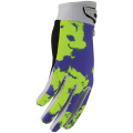 Gants Thor launchmode bleach violet/jaune | Oxmoto