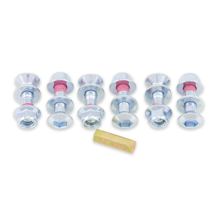 Kit vis et écrous de couronne Bolt m8 x 16mm argent | Oxmoto