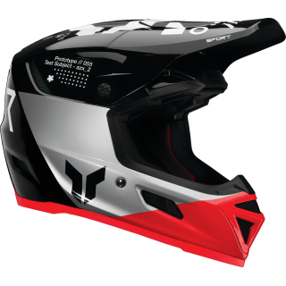 Casque Thor reflex strike noir/rouge | Oxmoto