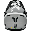 Casque Thor reflex riot noir/blanc mat | Oxmoto