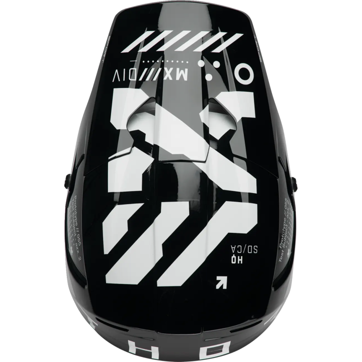 Casque Thor reflex strike noir/rouge | Oxmoto