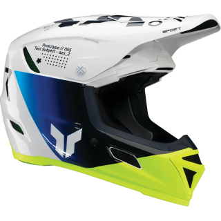 Casque Thor reflex strike bleu/jaune | Oxmoto