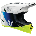 Casque Thor reflex strike bleu/jaune | Oxmoto