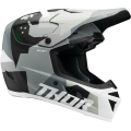 Casque Thor reflex carbon brave gris/blanc mat | Oxmoto