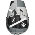 Casque Thor reflex carbon brave gris/blanc mat | Oxmoto