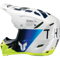 Casque Thor reflex strike bleu/jaune | Oxmoto