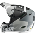 Casque Thor reflex carbon brave gris/blanc mat | Oxmoto