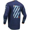 Maillot enfant Thor launchmode futura navy/orange | Oxmoto