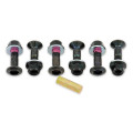Kit vis et écrous de couronne Bolt m8 x 16mm noir | Oxmoto