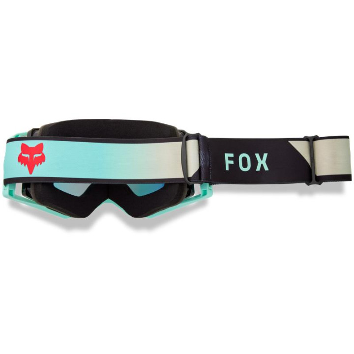 Lunettes FOX airspace drip iridium turquoise | Oxmoto