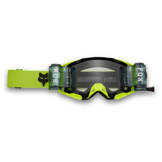 Lunettes FOX airspace rolloff jaune fluo | Oxmoto