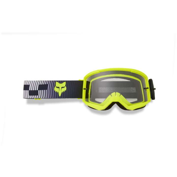 Lunettes FOX main collect gris/jaune | Oxmoto