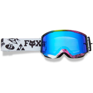 Lunettes FOX main image cosmo iridium blanc/noir | Oxmoto