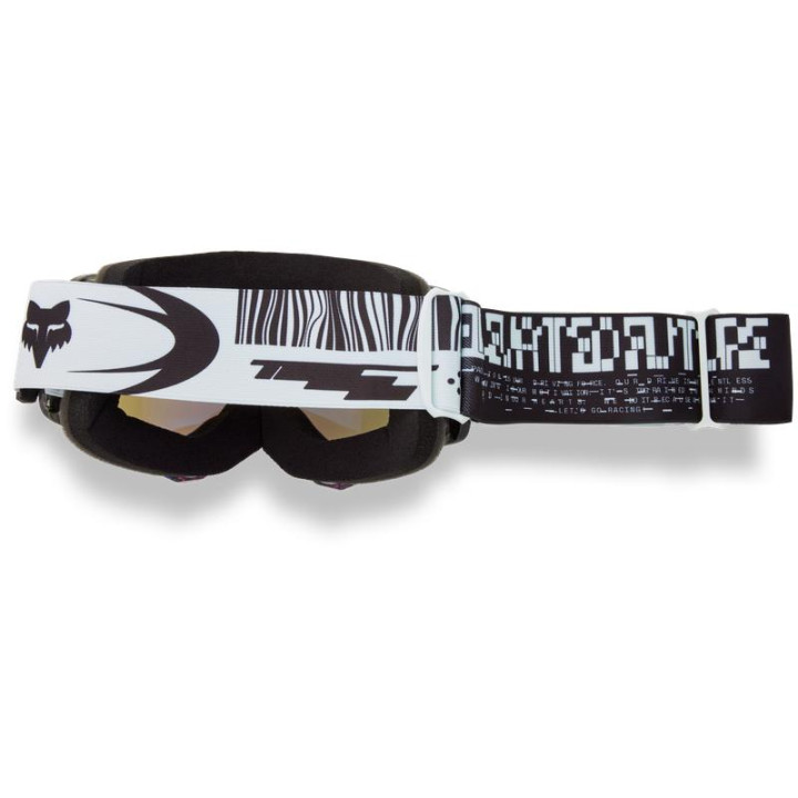 Lunettes FOX main image cosmo iridium blanc/noir | Oxmoto
