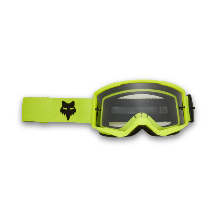 Lunettes FOX main core jaune fluo | Oxmoto