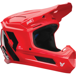 Casque enfant Thor fleet forge rouge | Oxmoto