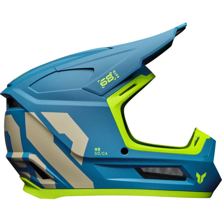 Casque enfant Thor fleet forge bleu mat | Oxmoto
