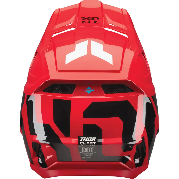 Casque enfant Thor fleet forge rouge | Oxmoto