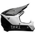 Casque enfant Thor fleet storm noir/blanc | Oxmoto