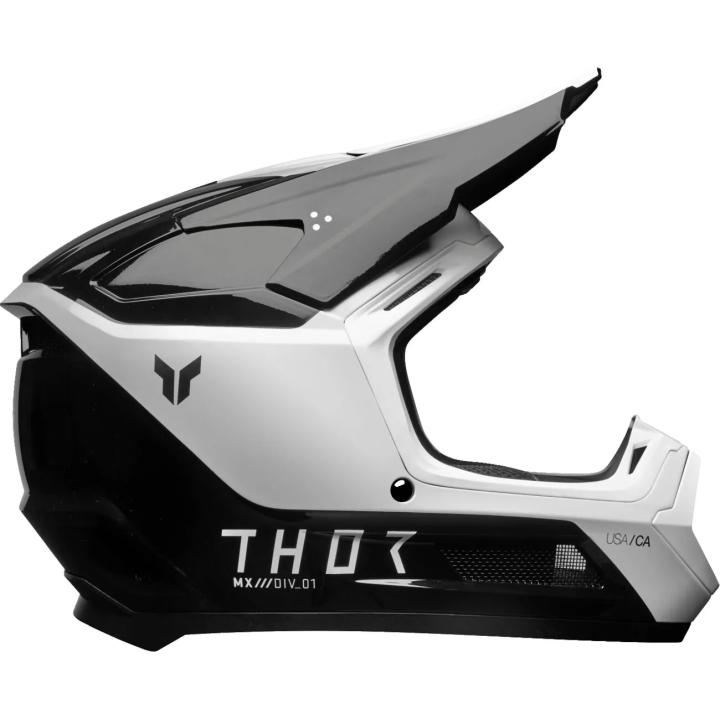 Casque enfant Thor fleet storm noir/blanc | Oxmoto