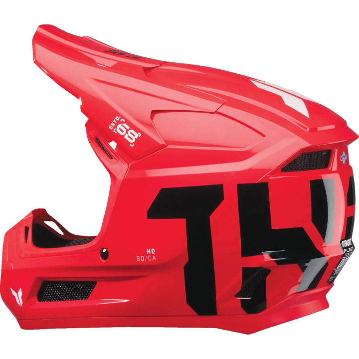 Casque enfant Thor fleet forge rouge | Oxmoto