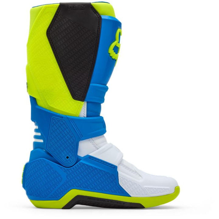 Bottes FOX motion bleu/jaune | Oxmoto