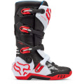 Bottes FOX motion blanc/rouge | Oxmoto