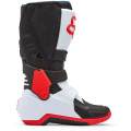 Bottes FOX motion blanc/rouge | Oxmoto