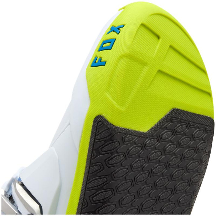 Bottes FOX motion bleu/jaune | Oxmoto
