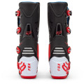 Bottes FOX motion blanc/rouge | Oxmoto