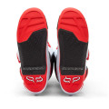 Bottes FOX motion blanc/rouge | Oxmoto
