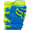 Bottes FOX motion bleu/jaune | Oxmoto