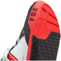 Bottes FOX motion blanc/rouge | Oxmoto
