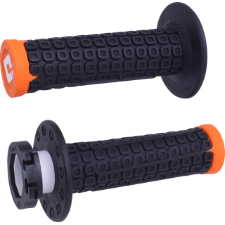 Poignée ODI nomad lock-on noir/orange d3o | Oxmoto