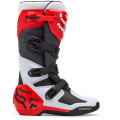 Bottes FOX comp blanc/rouge | Oxmoto